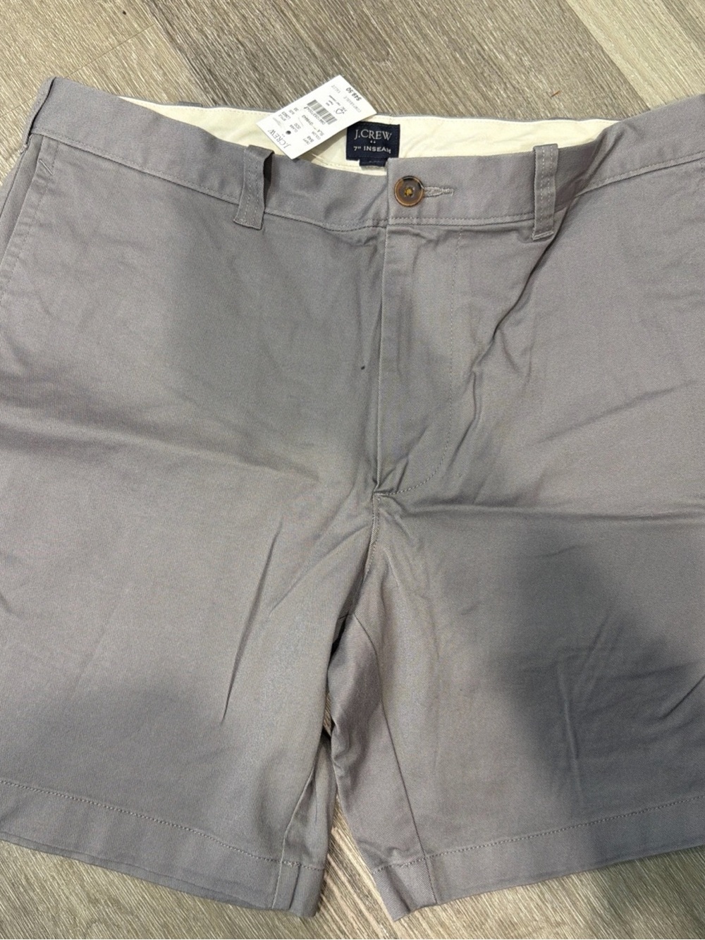 J. Crew Gray Men's Shorts 33x 7 NWT